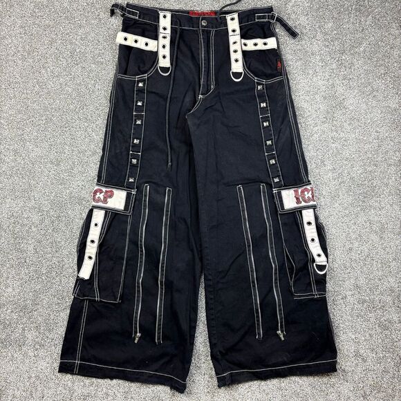 Vintage ICP Tripp NYC‎ Pants Adult Medium Black Bondage Cargo Insane Clown Posse